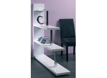 Etag&egrave;re design laqu&eacute;e blanche MATIX