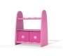 Etag&egrave;re enfant rose et blanche MARCHANDE