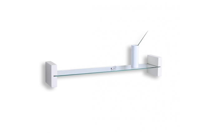 Etag&egrave;re murale design blanche LENA