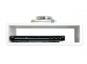 Etag&egrave;re murale design blanche TIA