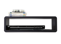 Etag&egrave;re murale design noire TIA