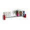 Etag&egrave;re murale design rouge LENA