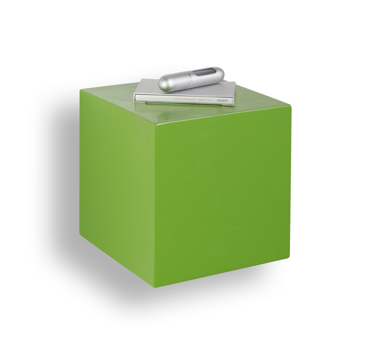 Etag&egrave;re murale design verte CUBIK