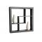 Etag&egrave;re murale moderne noire en bois Madison
