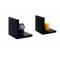 Etag&egrave;re murale noire en bois Cascade L (lot de 2)
