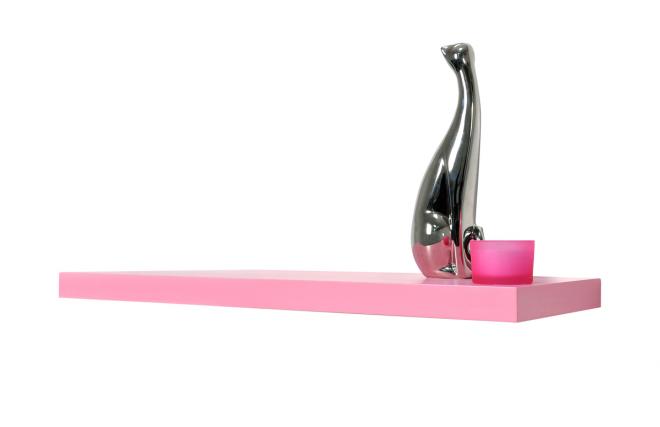 Etag&egrave;re murale rose 80 cm  MANHATTAN