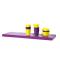 Etag&egrave;re murale violette design 80 cm Manhattan