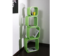 Etag&egrave;re Pop carr&eacute;e vert (lot de 4)