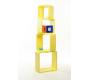 Etag&egrave;re Pop jaune Carr&eacute;e (lot de 4)