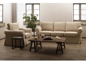 Fauteuil beige MAYFIELD