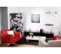 Fauteuil Boston rouge bordeaux - pivotant image 6