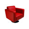Fauteuil Boston rouge bordeaux - pivotant image pub1