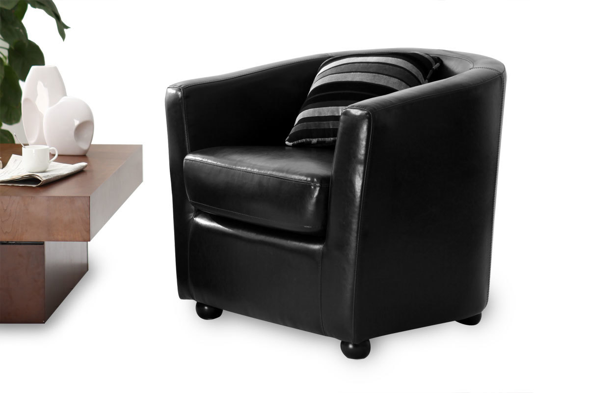 Fauteuil cabriolet noir NEW PRETTY