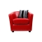 Fauteuil cabriolet rouge NEW PRETTY