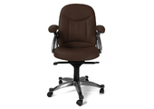 Fauteuil / chaise de bureau chocolat Enzo