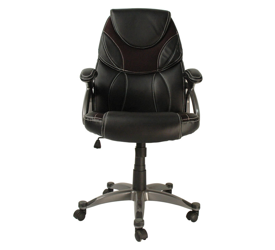 Fauteuil / chaise de bureau noir moderne Alessandro