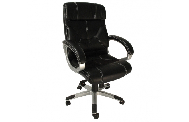 Fauteuil / chaise de bureau noir moderne Armando