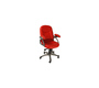 Fauteuil / chaise de bureau rouge design Enzo