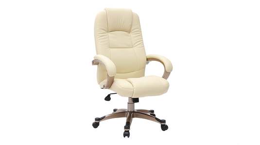 Fauteuil / chaise de bureau Toronto coloris ivoire image 1
