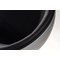 Fauteuil / chaise design r&eacute;tro argent et noir Stanley