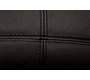Fauteuil / chaise design r&eacute;tro argent et noir Stanley