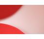 Fauteuil / chaise design r&eacute;tro blanc et rouge New Groovy