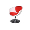 Fauteuil / chaise design r&eacute;tro blanc et rouge New Groovy