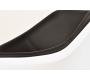 Fauteuil / chaise design r&eacute;tro noir et blanc Solly