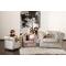 Fauteuil Chesterfield argent design