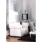 Fauteuil Chesterfield blanc design