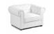 Fauteuil CHESTERFIELD coloris blanc image 2