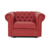 Fauteuil Chesterfield coloris groseille image pub1