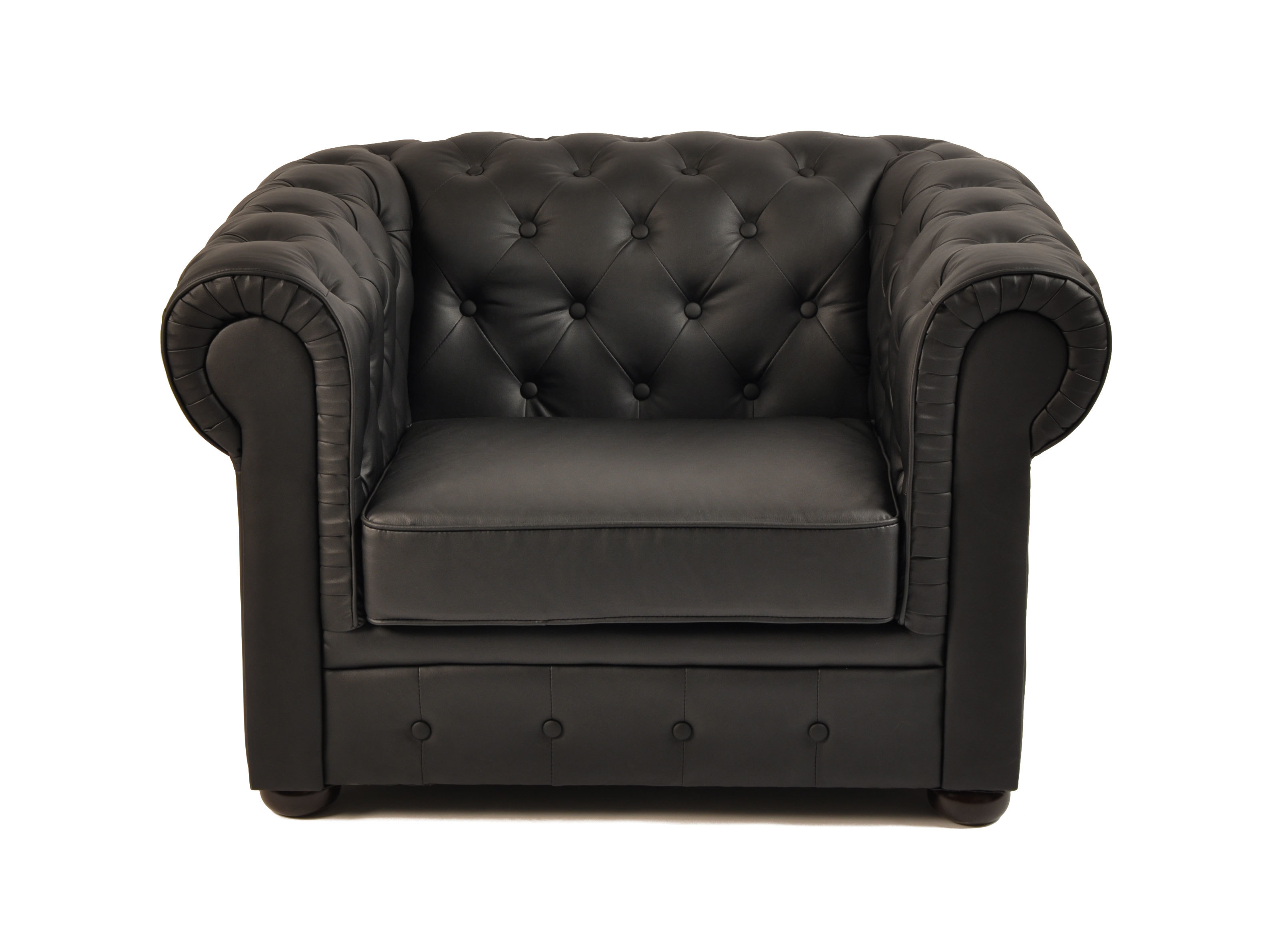 Fauteuil Chesterfield coloris noir image 1