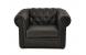 Fauteuil Chesterfield coloris noir image 1