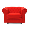 Fauteuil Chesterfield coloris rouge image pub1