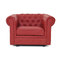 Fauteuil CHESTERFIELD groseille