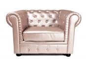 Fauteuil Chesterfield nacr&eacute; design