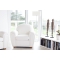Fauteuil Club cuir blanc New Club