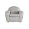 Fauteuil Club cuir taupe NEW CLUB