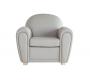 Fauteuil Club cuir taupe NEW CLUB