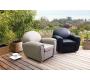 Fauteuil Club cuir taupe NEW CLUB