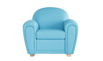 Fauteuil Club cuir turquoise NEW CLUB