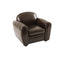 Fauteuil Club enfant en cuir marron BABY CLUB