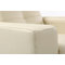 Fauteuil cuir cr&egrave;me ANDERSON