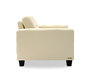 Fauteuil cuir cr&egrave;me ANDERSON