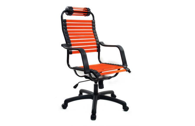 Fauteuil de bureau design Elastique Orange Stardust V1