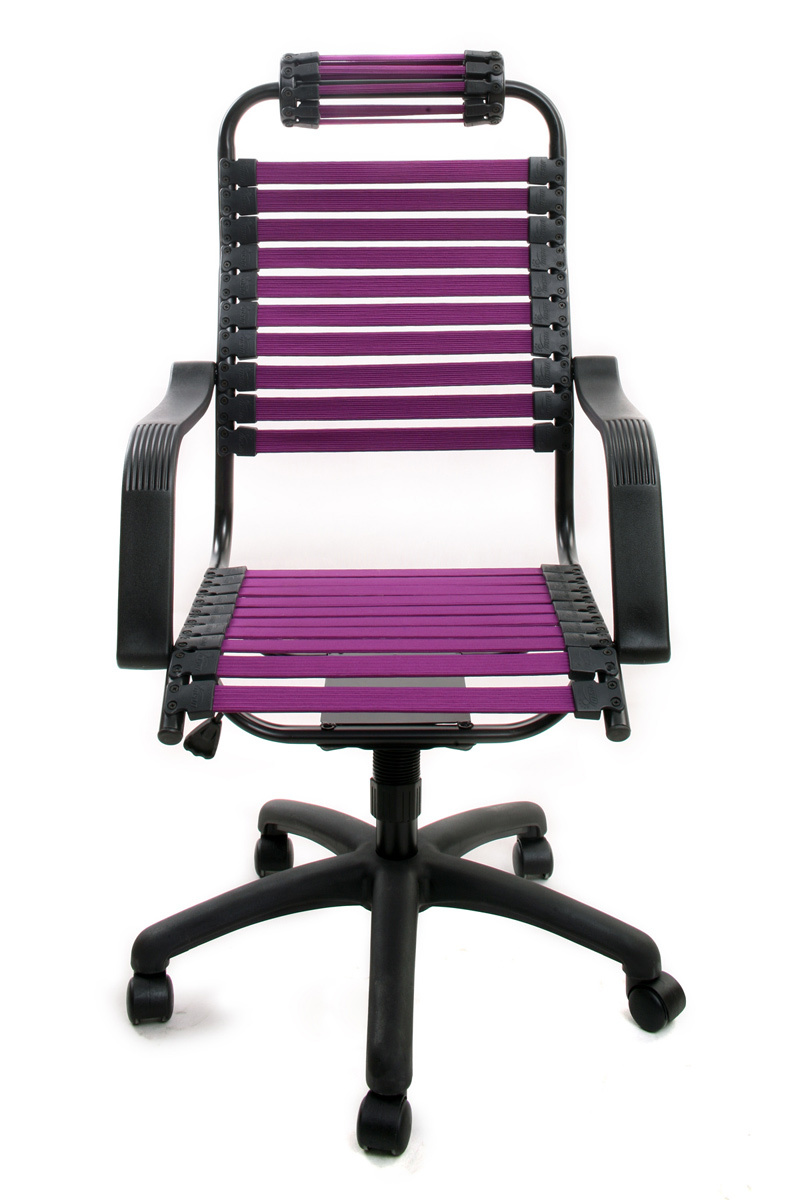 Fauteuil de bureau design Elastique Violet Stardust V1