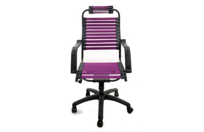 Fauteuil de bureau design Elastique Violet Stardust V1