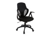 Fauteuil de bureau design noir KIRBY
