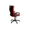 Fauteuil de bureau design rouge et noir LORENZO